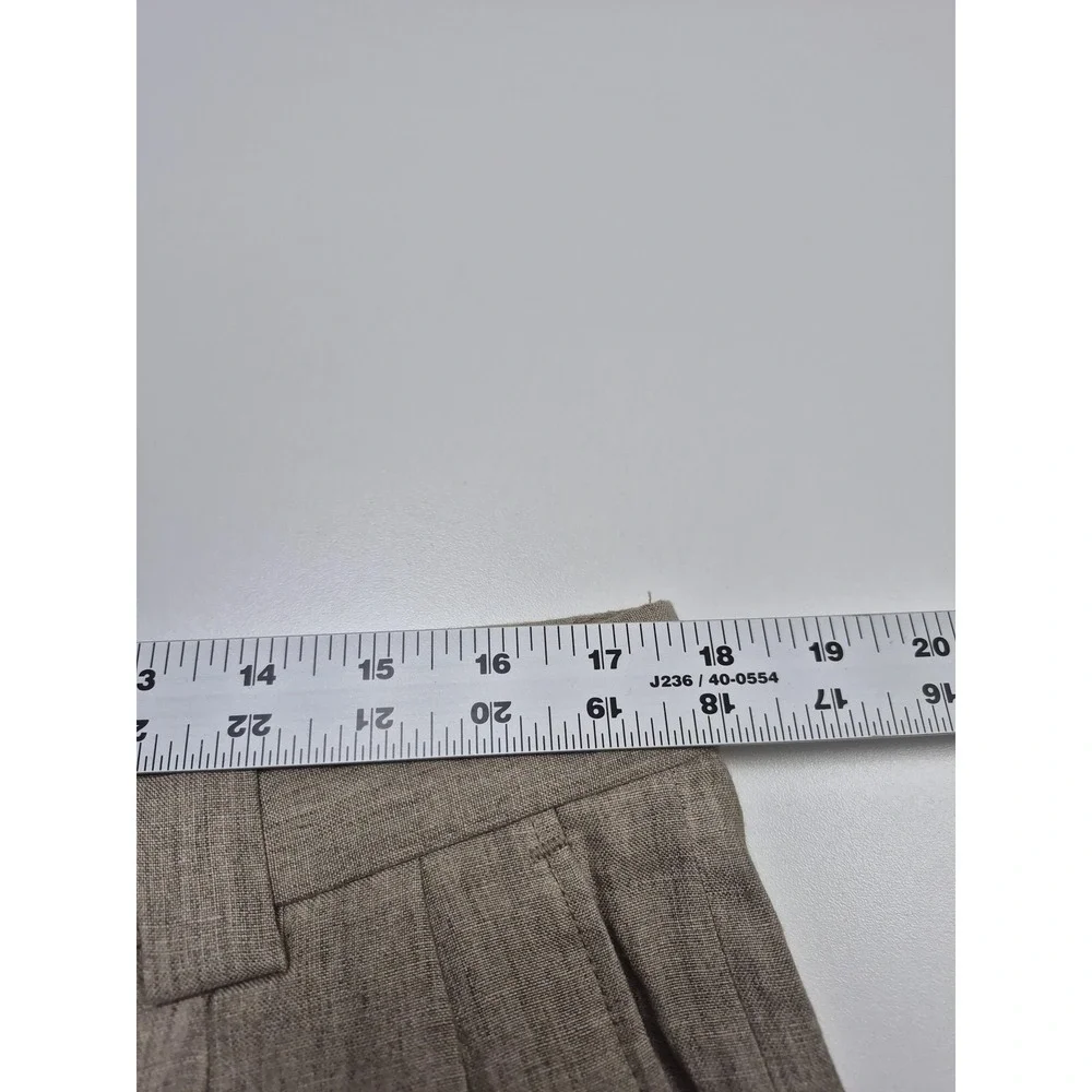 VTG John Alexander Dress Pants Men's 36x36 Beige Linen Pleated Classic NWT USA